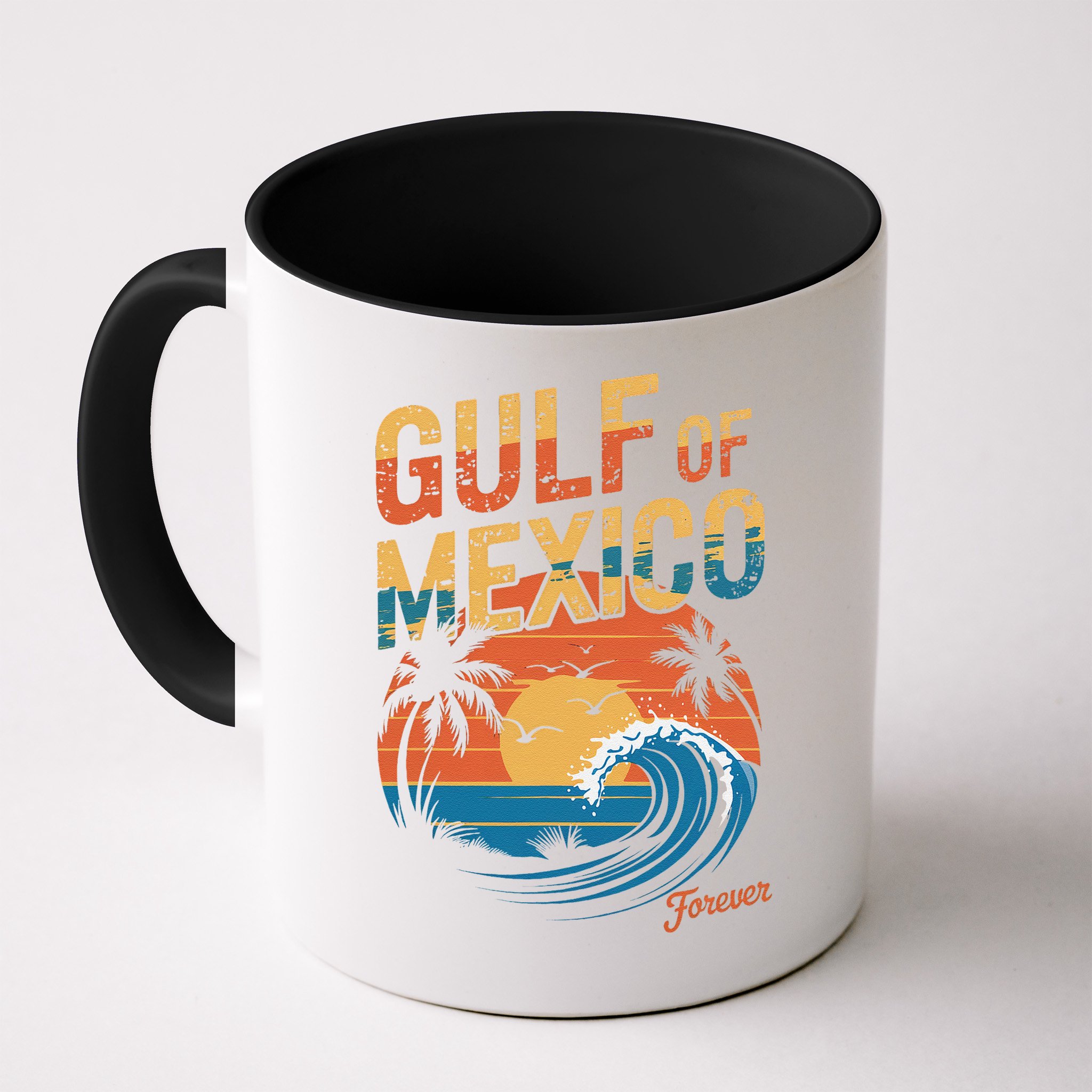 Gulf Of Mexico Forever Retro Vintage Gulf Of Mexico Mug