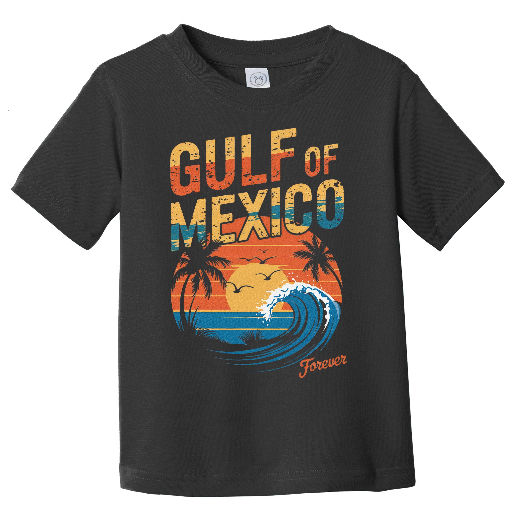 Gulf Of Mexico Forever Retro Vintage Gulf Of Mexico Toddler T-Shirt