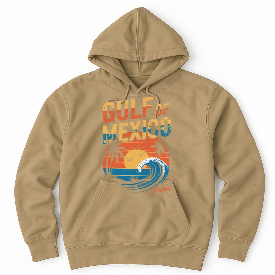Gulf Of Mexico Forever Retro Vintage Gulf Of Mexico Hoodie