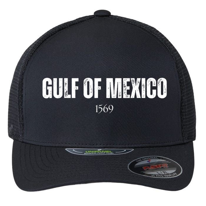 Gulf Of Mexico 1569 American Gulf Of Mexico Map Lover Flexfit Unipanel Trucker Cap
