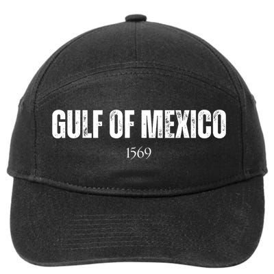 Gulf Of Mexico 1569 American Gulf Of Mexico Map Lover 7-Panel Snapback Hat