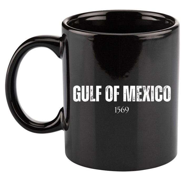 Gulf Of Mexico 1569 American Gulf Of Mexico Map Lover 11oz C Handle Ceramic Mug