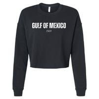 Gulf Of Mexico 1569 American Gulf Of Mexico Map Lover Cropped Pullover Crew