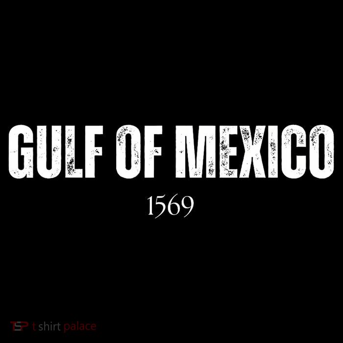 Gulf Of Mexico 1569 American Gulf Of Mexico Map Lover Womens T-Shirt