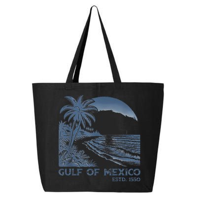 Gulf Of Mexico Est 1550 Retro Vintage Beach 25L Jumbo Tote
