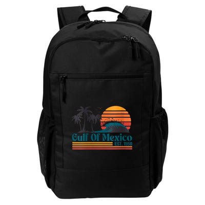 Gulf Of Mexico Est 1550 Retro Vintage Beach Gulf Of Mexico Backpack