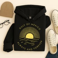 Gulf Of Mexico Always & Forever Vintage Sunset Hoodie
