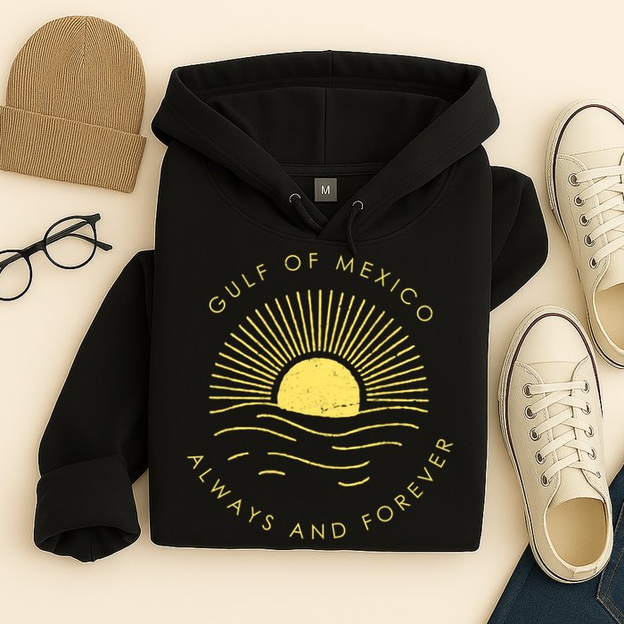 Gulf Of Mexico Always & Forever Vintage Sunset Hoodie
