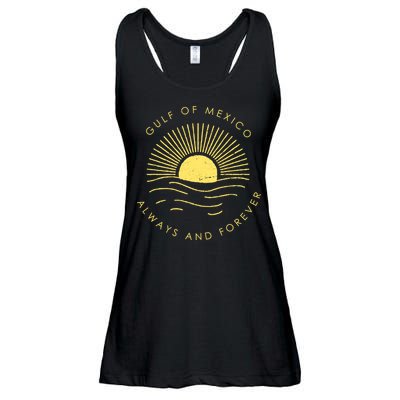 Gulf Of Mexico Always & Forever Vintage Sunset Ladies Essential Flowy Tank
