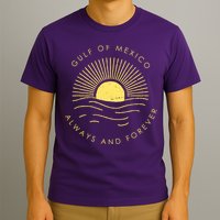Gulf Of Mexico Always & Forever Vintage Sunset T-Shirt