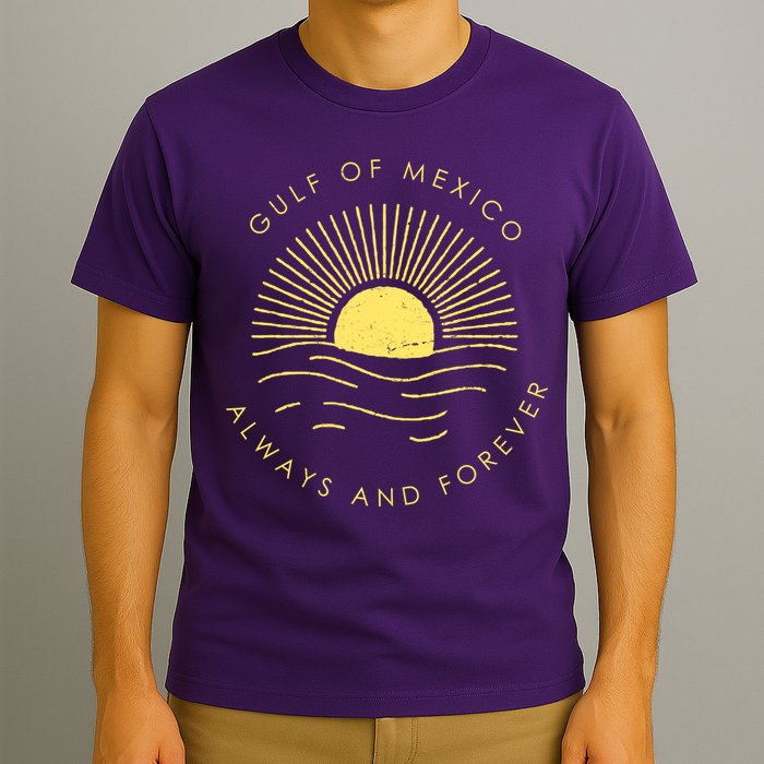 Gulf Of Mexico Always & Forever Vintage Sunset T-Shirt
