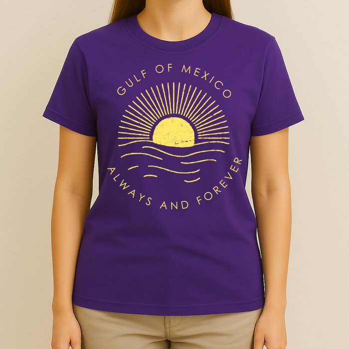 Gulf Of Mexico Always & Forever Vintage Sunset T-Shirt