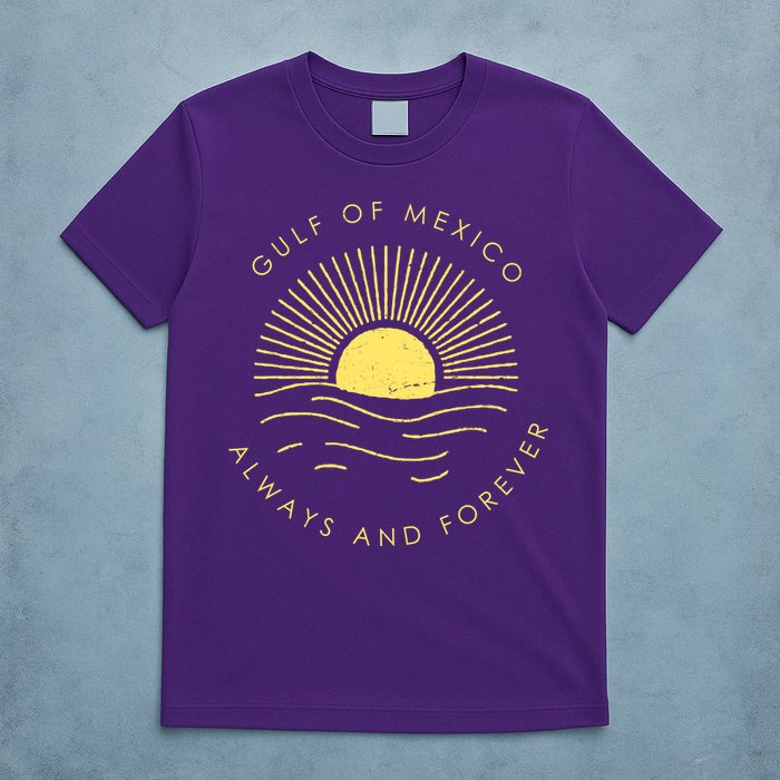 Gulf Of Mexico Always & Forever Vintage Sunset T-Shirt