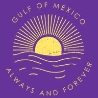 Gulf Of Mexico Always & Forever Vintage Sunset T-Shirt