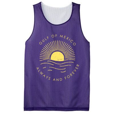 Gulf Of Mexico Always & Forever Vintage Sunset Mesh Reversible Basketball Jersey Tank