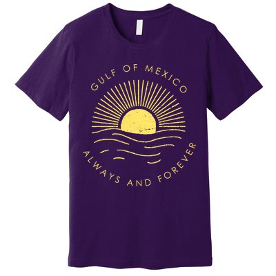 Gulf Of Mexico Always & Forever Vintage Sunset Premium T-Shirt