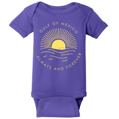 Gulf Of Mexico Always & Forever Vintage Sunset Baby Bodysuit