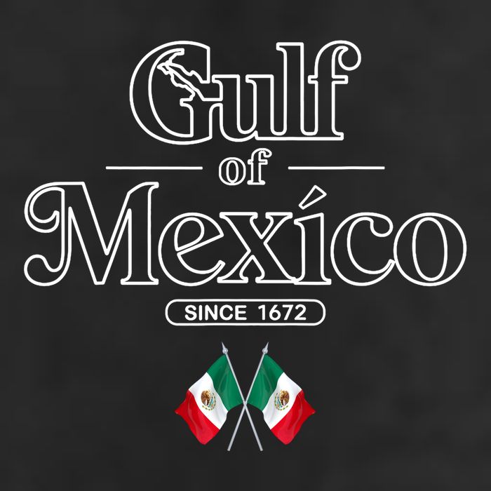 Gulf Of Mexico Since 1672 Mexican Flag 7 Panel Mesh Trucker Snapback Hat
