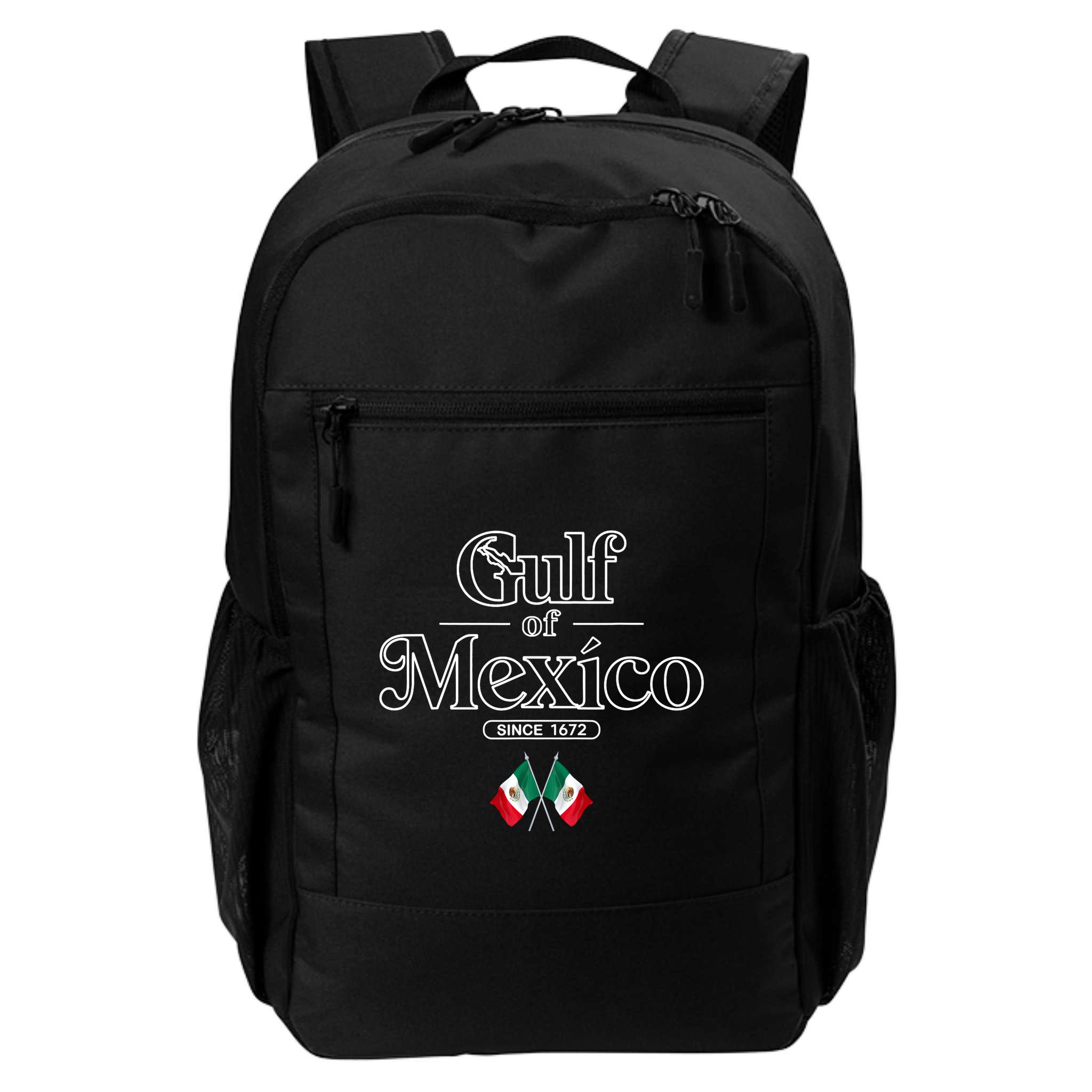 Gulf Of Mexico Since 1672 Mexican Flag Backpack