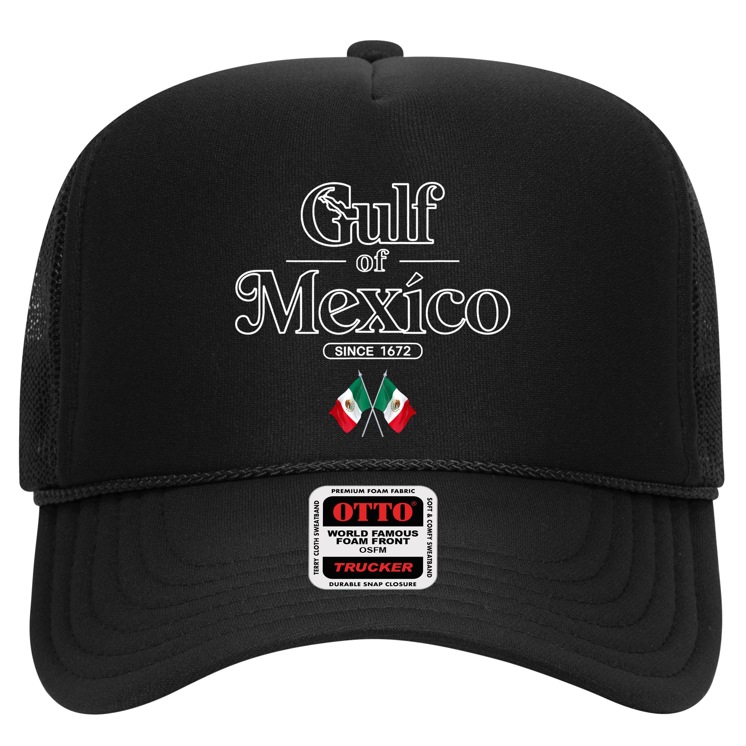 Gulf Of Mexico Since 1672 Mexican Flag Hat