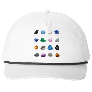 Geology Ores Minerals Gems And Crystals Rock Funny Tee Snapback Five-Panel Rope Hat