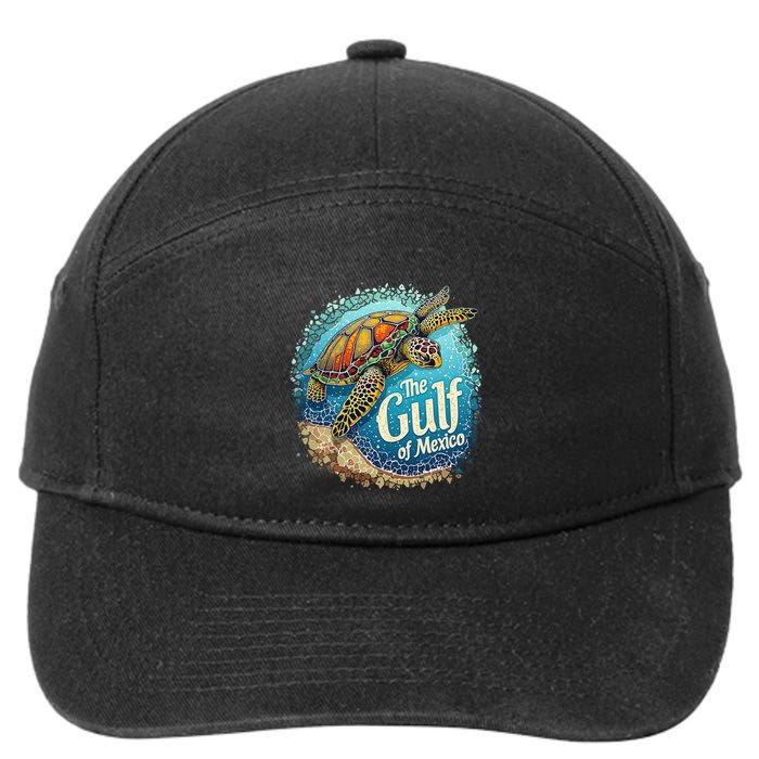 Gulf Of Mexico Turtle 7-Panel Snapback Hat