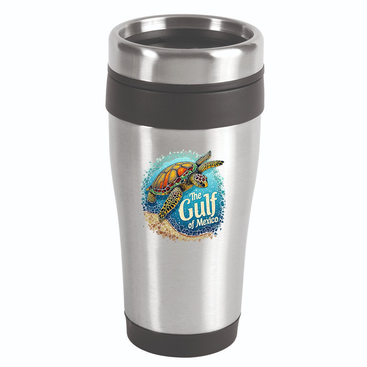 Gulf Of Mexico Turtle 16oz Travel Tumbler