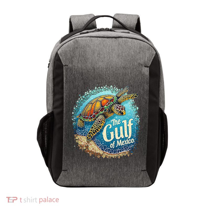 Gulf Of Mexico Turtle Vector Backpack