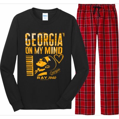 Georgia On My Mind Positive Vibes Made With Love Long Sleeve Pajama Set