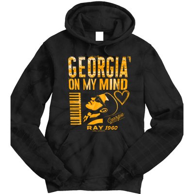 Georgia On My Mind Positive Vibes Made With Love Tie Dye Hoodie