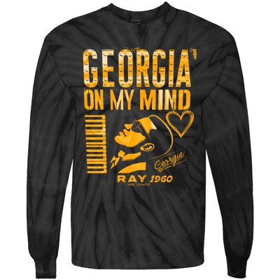 Georgia On My Mind Positive Vibes Made With Love Tie-Dye Long Sleeve Shirt