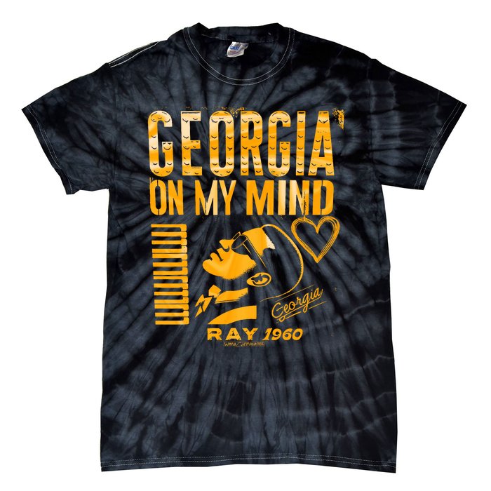 Georgia On My Mind Positive Vibes Made With Love Tie-Dye T-Shirt