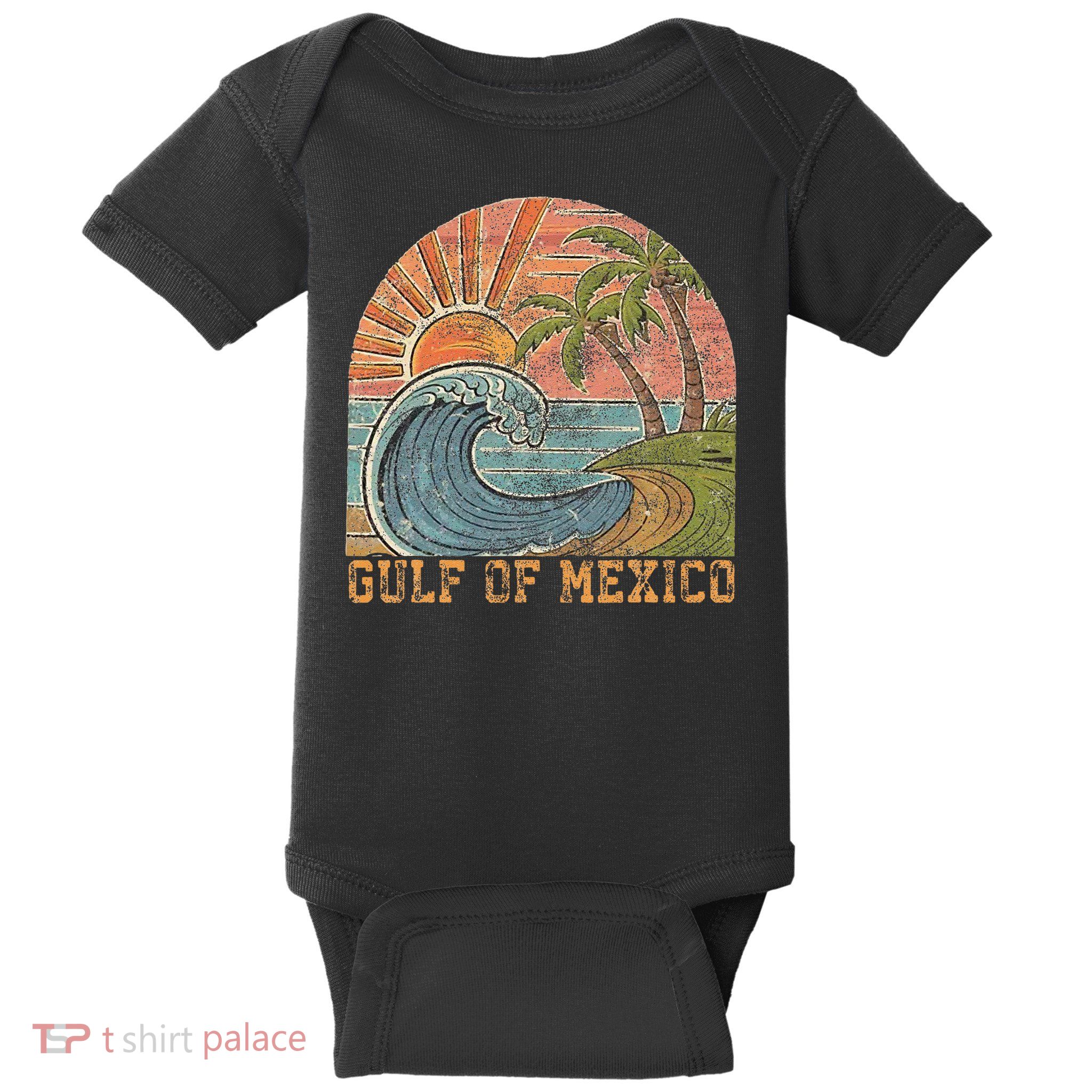 Gulf of Mexico Gulf Coast Texas Alabama Mississippi Florida Baby Bodysuit