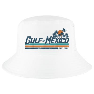 Gulf Of Mexico Est 1550 Retro Vintage Beach Cool Comfort Performance Bucket Hat