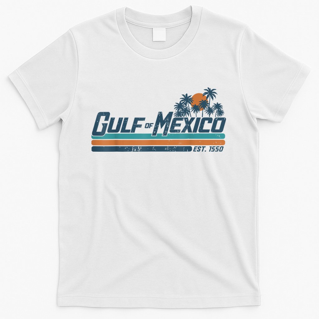 Gulf Of Mexico Est 1550 Retro Vintage Beach T-Shirt