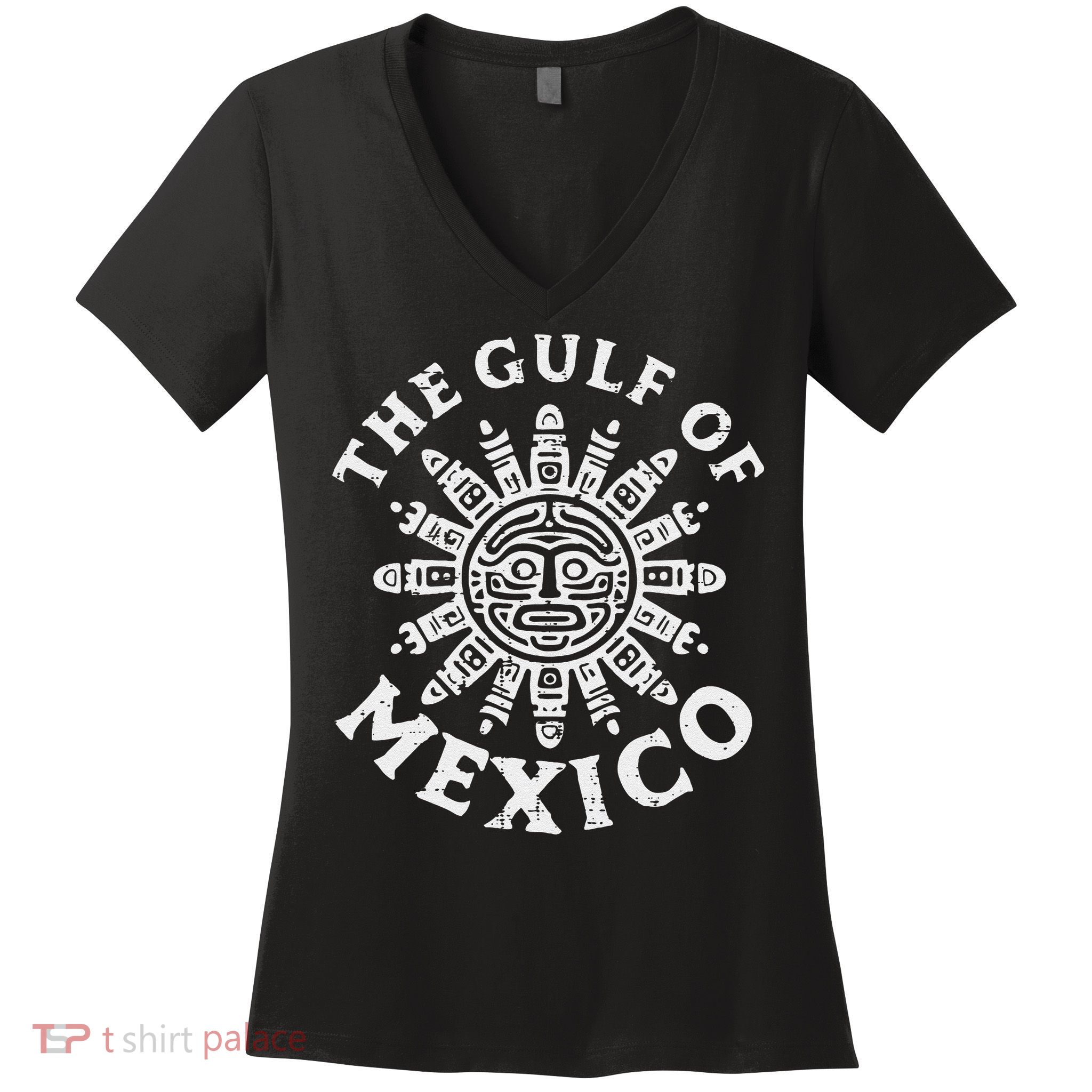 Gulf Of Mexico Mexican Gulfo De Mexican Women's V-Neck T-Shirt