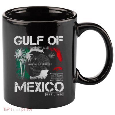 Gulf Of Mexico 1550 Forever Retro Vintage Beach Women .Png 11oz C Handle Ceramic Mug