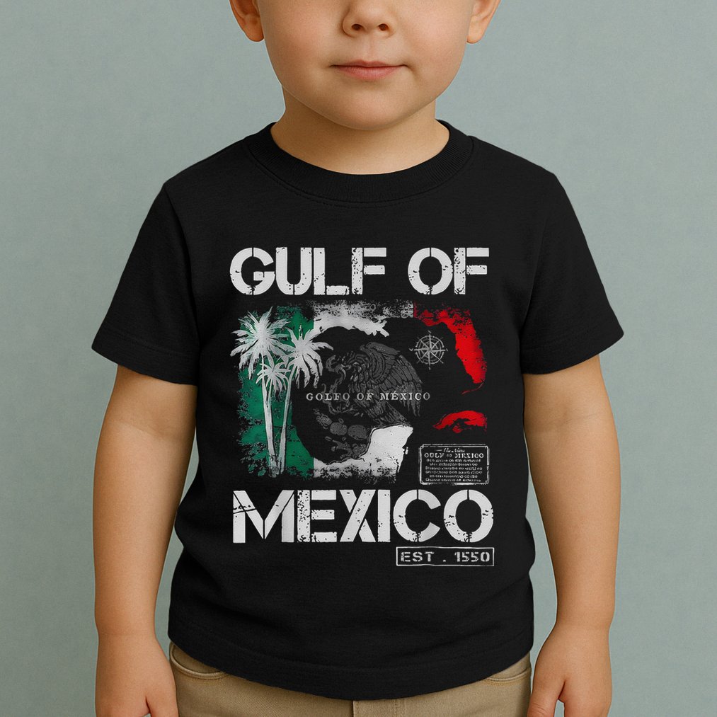 Gulf Of Mexico 1550 Forever Retro Vintage Beach Women .Png Toddler T-Shirt