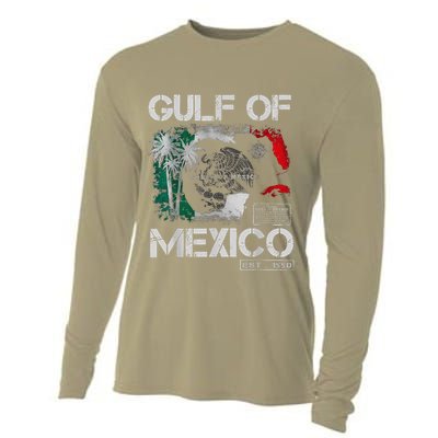 Gulf Of Mexico 1550 Forever Retro Vintage Beach Women .Png Cooling Performance Long Sleeve Crew