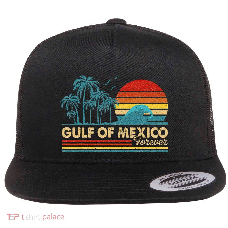 Gulf Of Mexico Forever .Png Flatbill Hat