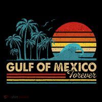 Gulf Of Mexico Forever .Png Womens T-Shirt