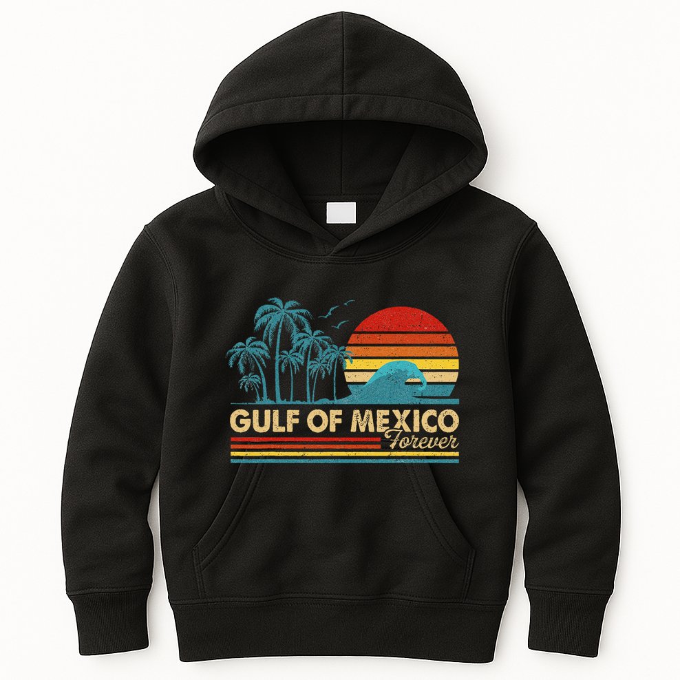 Gulf Of Mexico Forever .Png Kids Hoodie