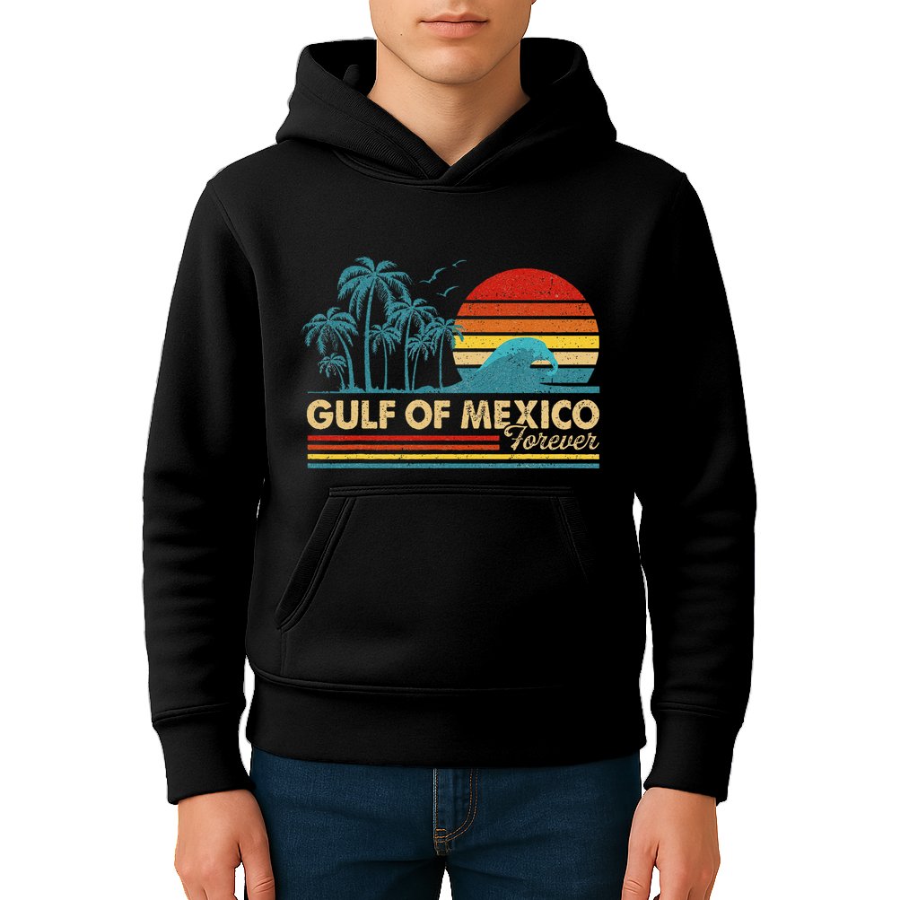 Gulf Of Mexico Forever .Png Kids Hoodie