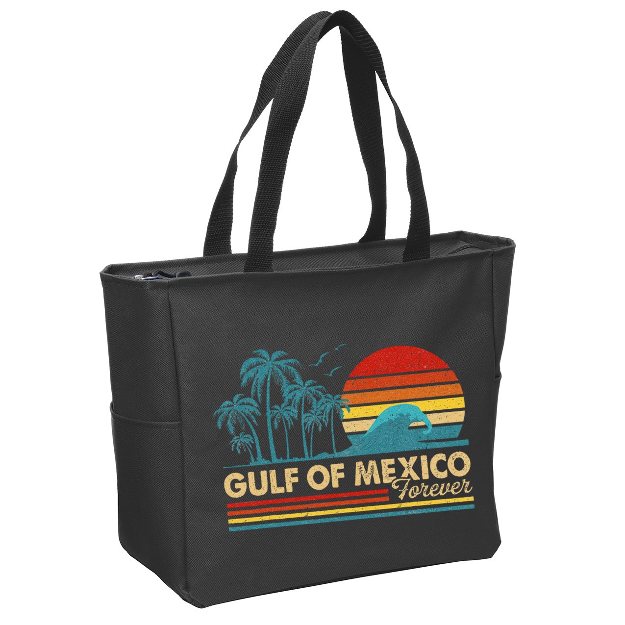 Gulf Of Mexico Forever .Png Zip Tote Bag