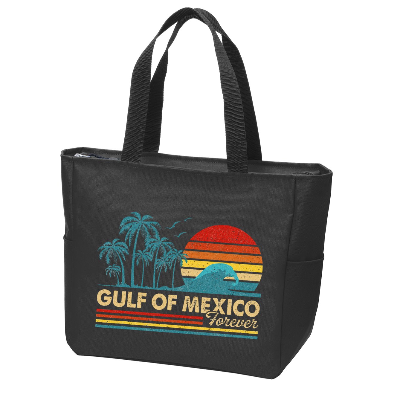 Gulf Of Mexico Forever .Png Zip Tote Bag