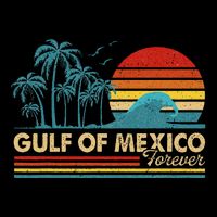 Gulf Of Mexico Forever .Png Zip Tote Bag