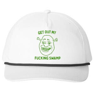 Get Out My Fucking Swamp Snapback Five-Panel Rope Hat