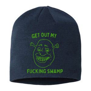 Get Out My Fucking Swamp Sustainable Beanie