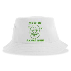 Get Out My Fucking Swamp Sustainable Bucket Hat