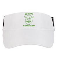 Get Out My Fucking Swamp Adult Drive Performance Visor